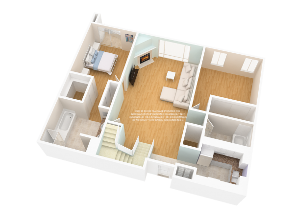 3D FLOOR PLAN-MAIN LEVEL6