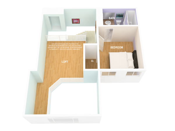 3D FLOOR PLAN-SECOND LEVEL2