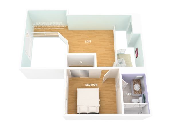 3D FLOOR PLAN-SECOND LEVEL3